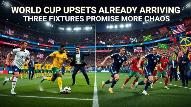 World Cup Upsets Already Arriving as Three Fixtures Promise More Chaos